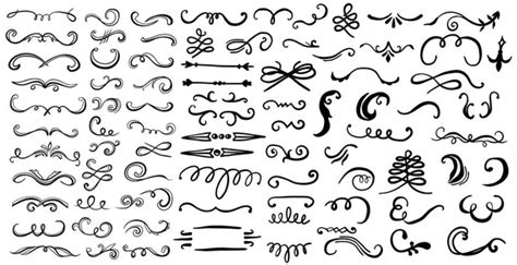 Hand Drawn Set Of Design Elements Stock Vector Image By ©orfeev 38105393