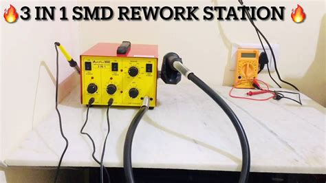 In Smd Rework Station Hot Air Gun And Soldering Iron Battery Booster Phone Repair Youtube