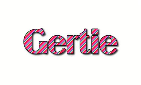 Gertie Logo | Free Name Design Tool from Flaming Text