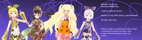 Mmd Effect Edit Set Metallic Shader Download By Mmd Kyu On Deviantart