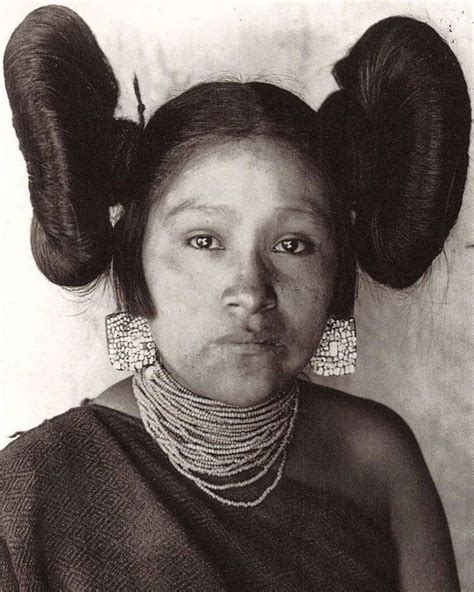 A Portrait Of A Hopi Girl On A Reservation In Arizona 1901 Native