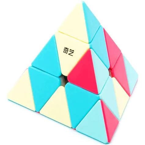 Qiyi Mofangge Pyraminx Qiming Neon