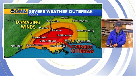 Severe Storm Threat Moves South Good Morning America