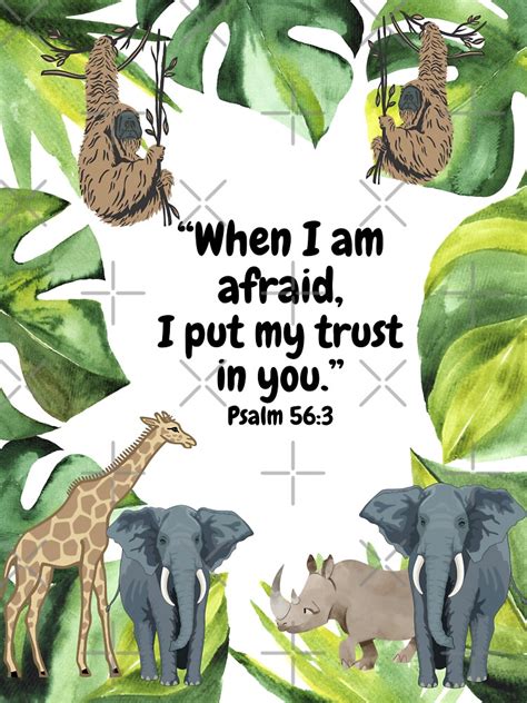 JW 2024 Year Text When I Am Afraid I Put My Trust In You Psalm 56 3