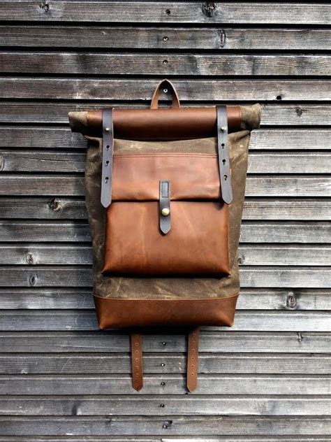 Waxed Canvas Leather Backpack Reviewed Paul Smith