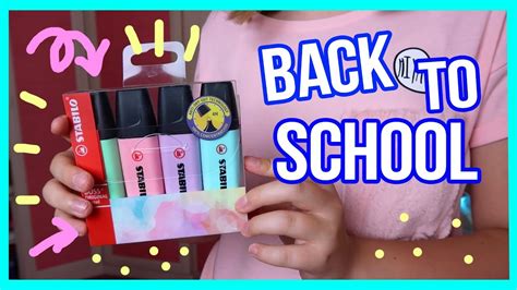 покупки к школе Back To School новая канцелярия★ Youtube