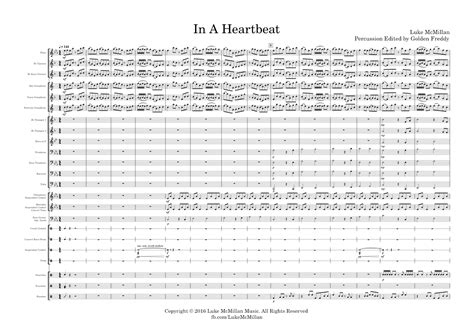 In A Heartbeat Sheet Music For Trombone Tuba Trombone Bass Flute