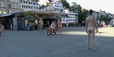 Nude Performance Art In European Public Square TNAFlix Porn Videos