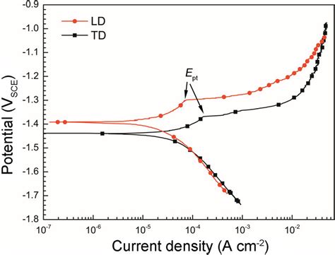 Polarization Curves Of Directionally Solidified Mg Wt Zn Alloy With