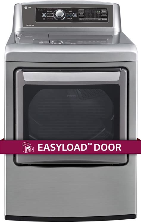 Best Buy LG EasyLoad 7 3 Cu Ft 14 Cycle Steam Gas Dryer Graphite