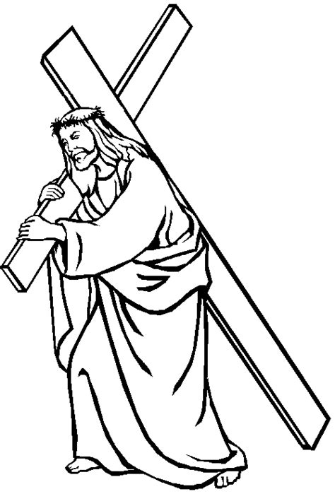 Jesus Carrying The Cross Sketch