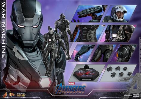 Hot Toys Reveals Hawkeye Ronin And War Machine Avengers Endgame Figures