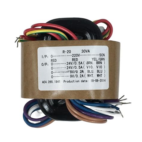 Amazon 1Pc 30VA 30W Input 100 220V Output 0 24V 0 24V 0 9V 0 9V R