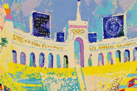 Lot 436: LeRoy Neiman Serigraph, Olympics Opening Ceremony | Case Auctions