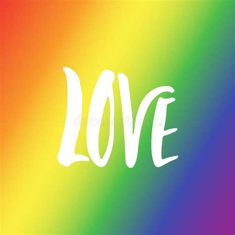 Equality Love Pride Lgbt Slogan In Rainbow Colors Hand Drawn Lettering Quote Isolated On