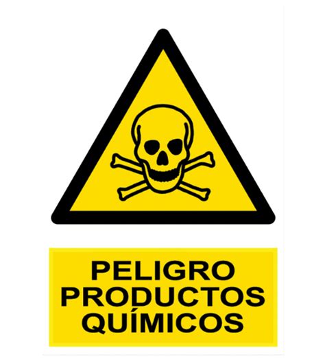 Señal Cartel de Peligro Productos químicos SERIOR