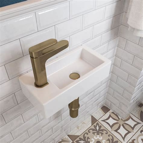 Deervalley Liberty 7 09 White Ceramic Rectangular Wall Mount Bathroom