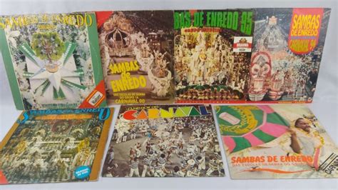 Disco De Vinil Lote Lps De Samba Enredo Em Bom