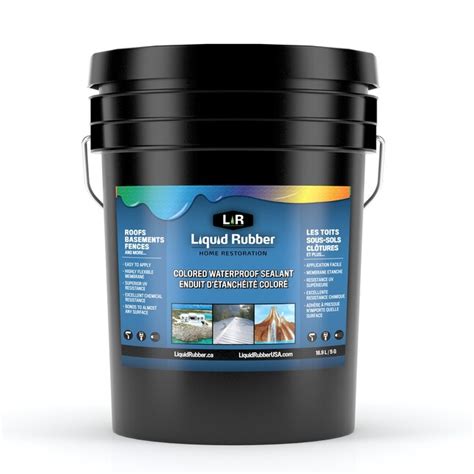 Liquid Rubber 640-fl oz Gray Dip Waterproof Rubberized Coating in the Rubberized Coatings ...