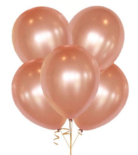 Balony Hel Metalik Rose Gold R Owo Z Ote Szt Allegro Pl