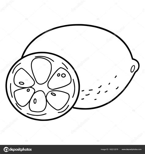 Lemon Cartoons Coloring Pages