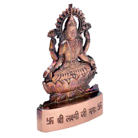 LAXMI IDOL LAKSHMI Statue Murti 6 5 cm de hauteur Énergisée EUR 13 21