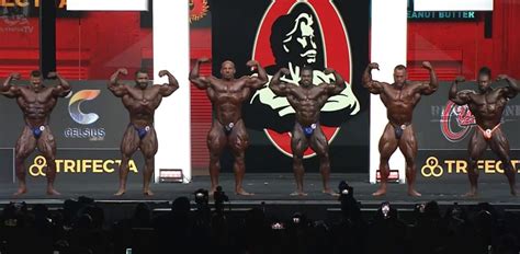 Mr Olympia Complete Results Winner Prize Money Prejudging