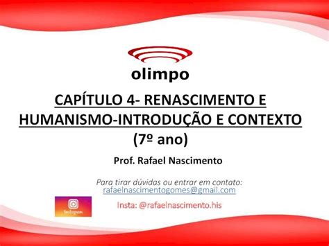 PDF CAPÍTULO 4 RENASCIMENTO E HUMANISMO INTRODUÇÃO E 1 A imagem