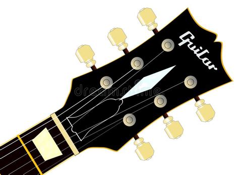 Secuencias De La Guitarra Y Extracto Del Fingerboard Ilustraci N Del