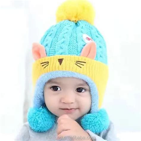 Latest Design Cheap Winter Knitted Hats Custom Baby Winter Hat - Buy ...