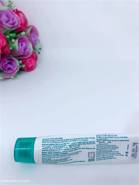 Himalaya Acne n Pimple Cream Review - Candy Crow