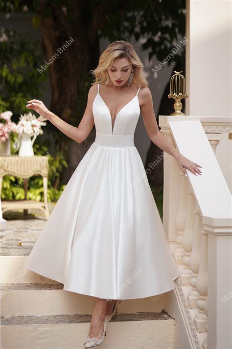 Short wedding dress with pockets 60 photos - Astyledwedding.com