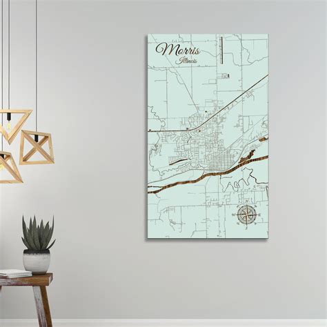 Morris, Illinois Street Map – Fire & Pine