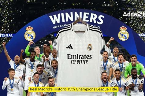 2425 Real Madrid Home Shirt 15 Champions League Winner White