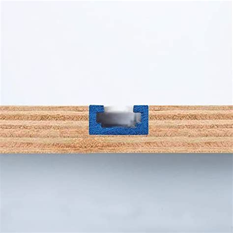 Aluminum T Track Intersection Kit With Wood Screwsdouble Cut Profile