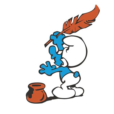 the smurfs funny pose 22788387 Vector Art at Vecteezy