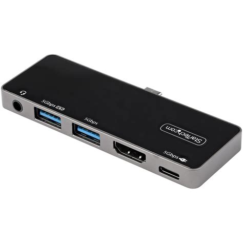 StarTech Adaptateur Multiport USB C Vers HDMI 4K 60 Hz Hub 3 Ports