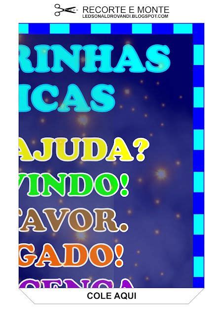 Banner Palavrinhas M Gicas Tema Astronauta Material Gratuito Em