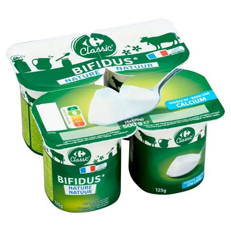 Classic Bifidus Natuur 4 х 125 g Carrefour België