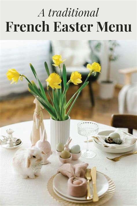 A traditional French Easter Menu in 2024 | Easter menu, Easter crafts, Easter