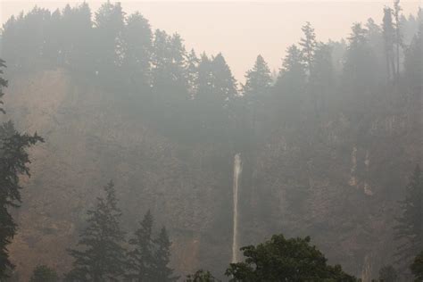 Aftermath Photos Of Multnomah Falls Fire In Columbia River Gorge That