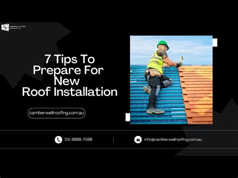 7 Tips To Prepare For New Roof Installation By Camberwell Roofing On