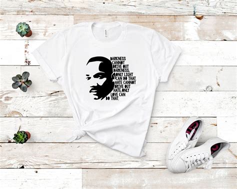 MLK Shirt MLK Quote Dr Martin Luther King Jr Black - Etsy