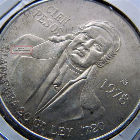 Cien Pesos Coin Fine Silver