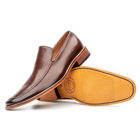 Sapato Social Masculino Bigioni Estilo Italiano Loafer Premium