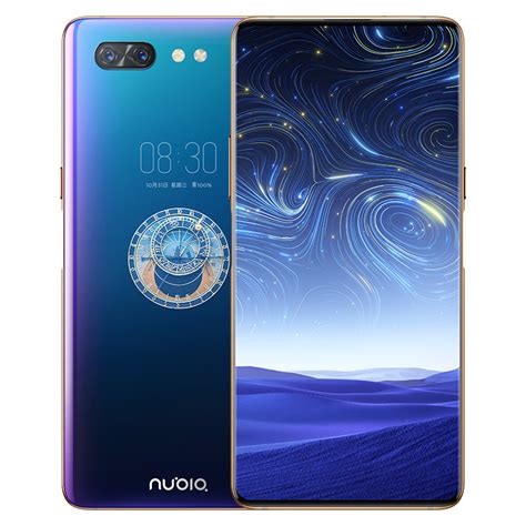 Телефон с двумя экранами NUBIA X, который получил название Звездная ночь.