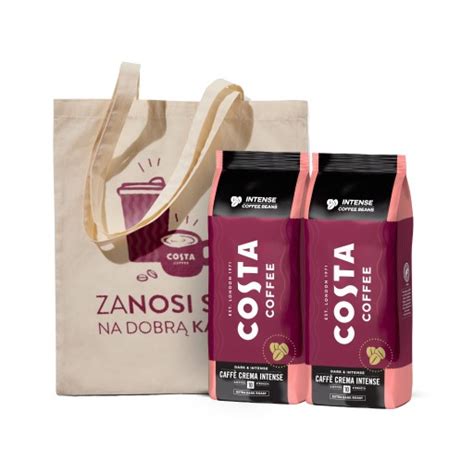 Kawa Ziarnista COSTA COFFEE Caffe Crema Intense Wyrazista GRATIS