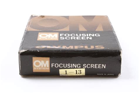 Olympus OM System Focusing Screen 1 13 Micro Prism Split Image Matte