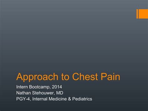 Approach to Chest Pain | PPT