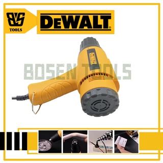 Dewalt Dw T Heat Gun Hot Air Plastic Sealer Heater Blower Heat Shrink With Nozzle Shopee